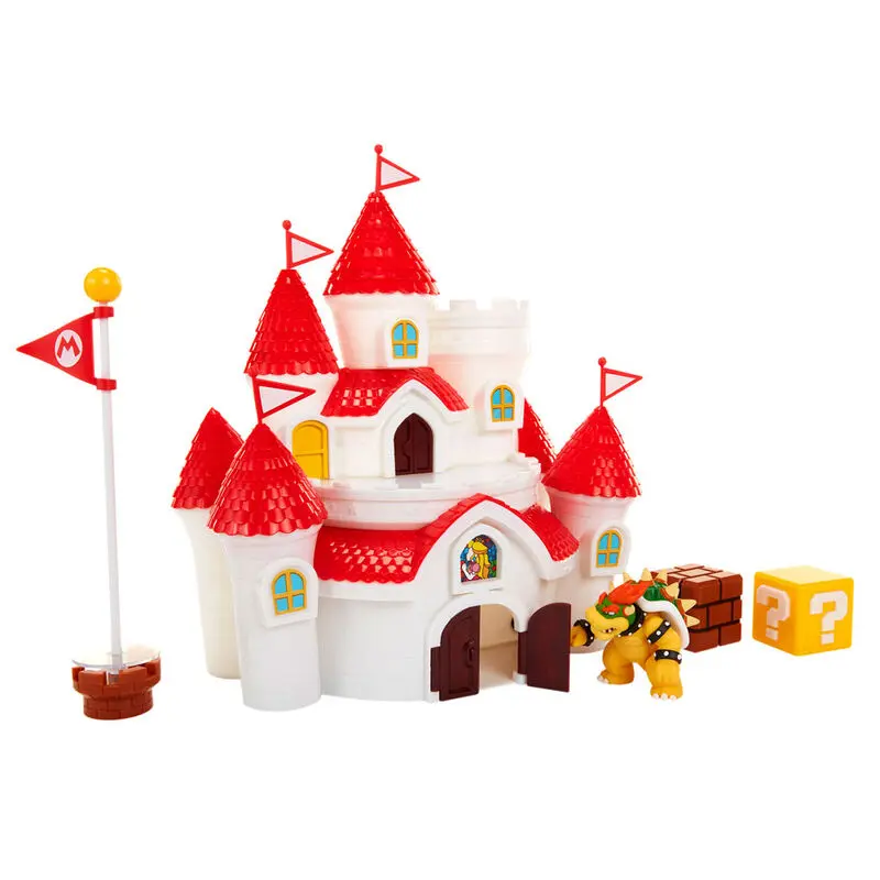 Nintendo Super Mario Hrad Houbového království playset fotografii produktu