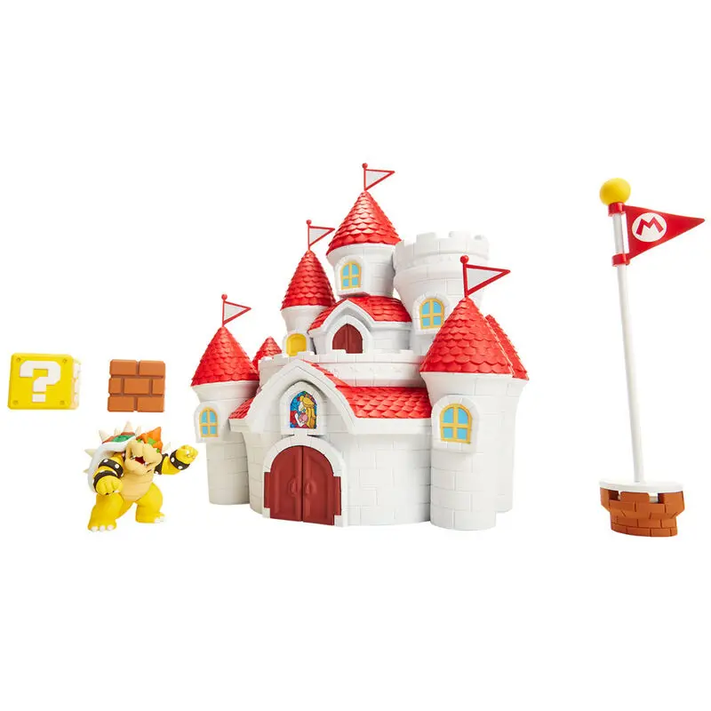 Nintendo Super Mario Hrad Houbového království playset fotografii produktu