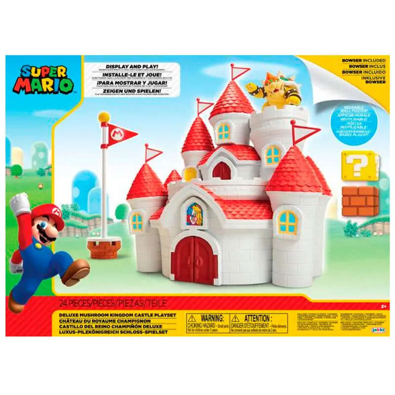 Nintendo Super Mario Hrad Houbového království playset fotografii produktu