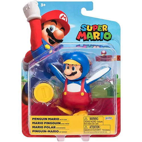 Nintendo Super Mario figurka Penguin Mario 10 cm fotografii produktu