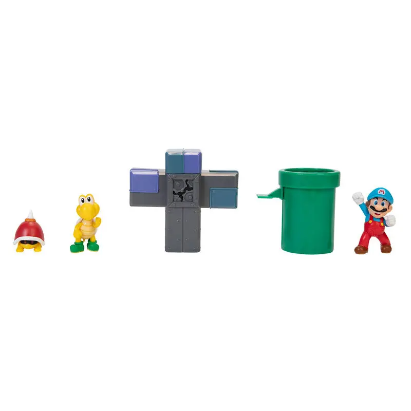 World of Nintendo Super Mario Diorama Set Podzemní sada fotografii produktu