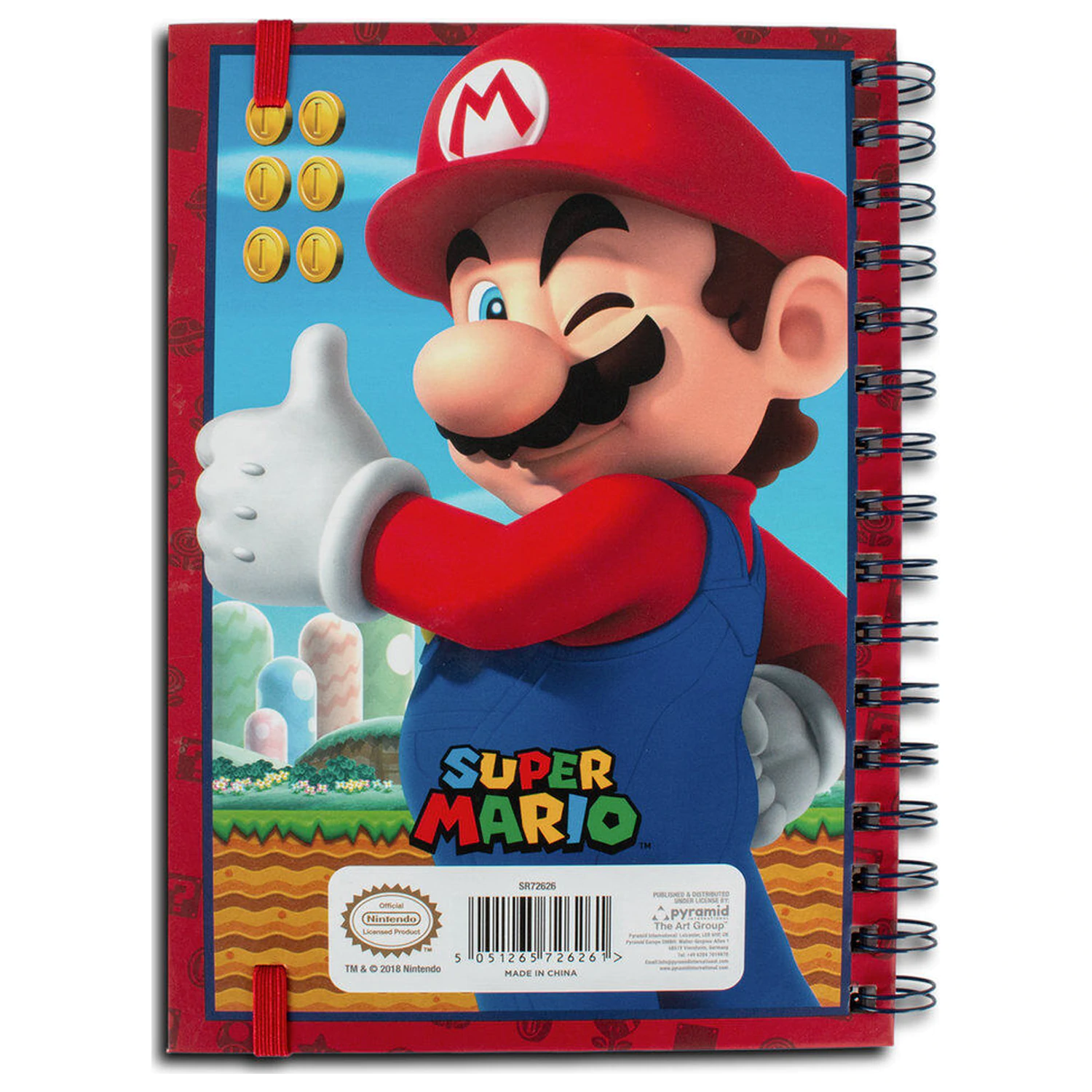 Super Mario 3D kroužkový blok A5 Mario fotografii produktu