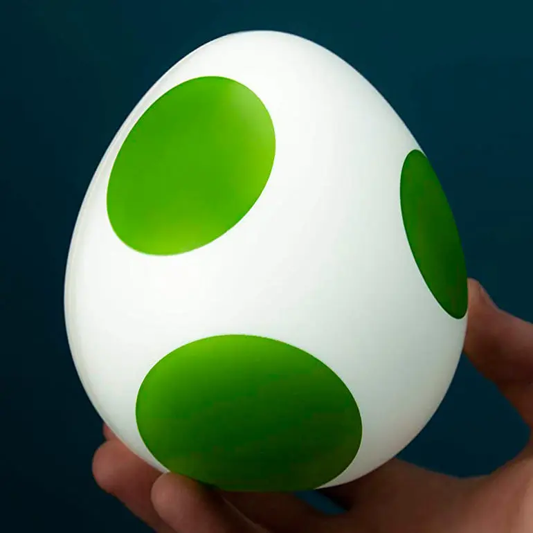 Nintendo Super Mario Yoshi lampa ve tvaru vajíčka fotografii produktu