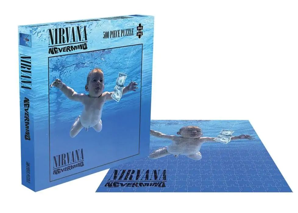 NIRVANA Nevermind Album Puzzle 500 dílků 41x41 cm fotografii produktu