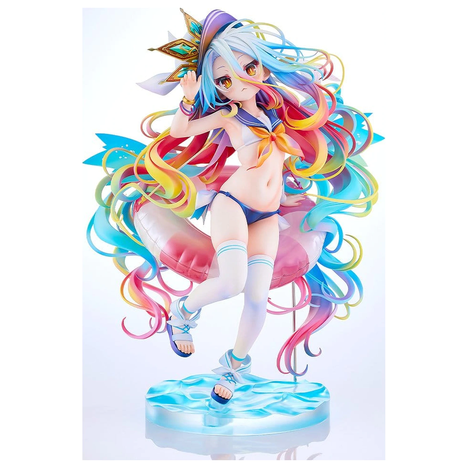 No Game No Life Soška 1/7 Shiro: Sailor-Style Swimsuit Ver. 24 cm fotografii produktu
