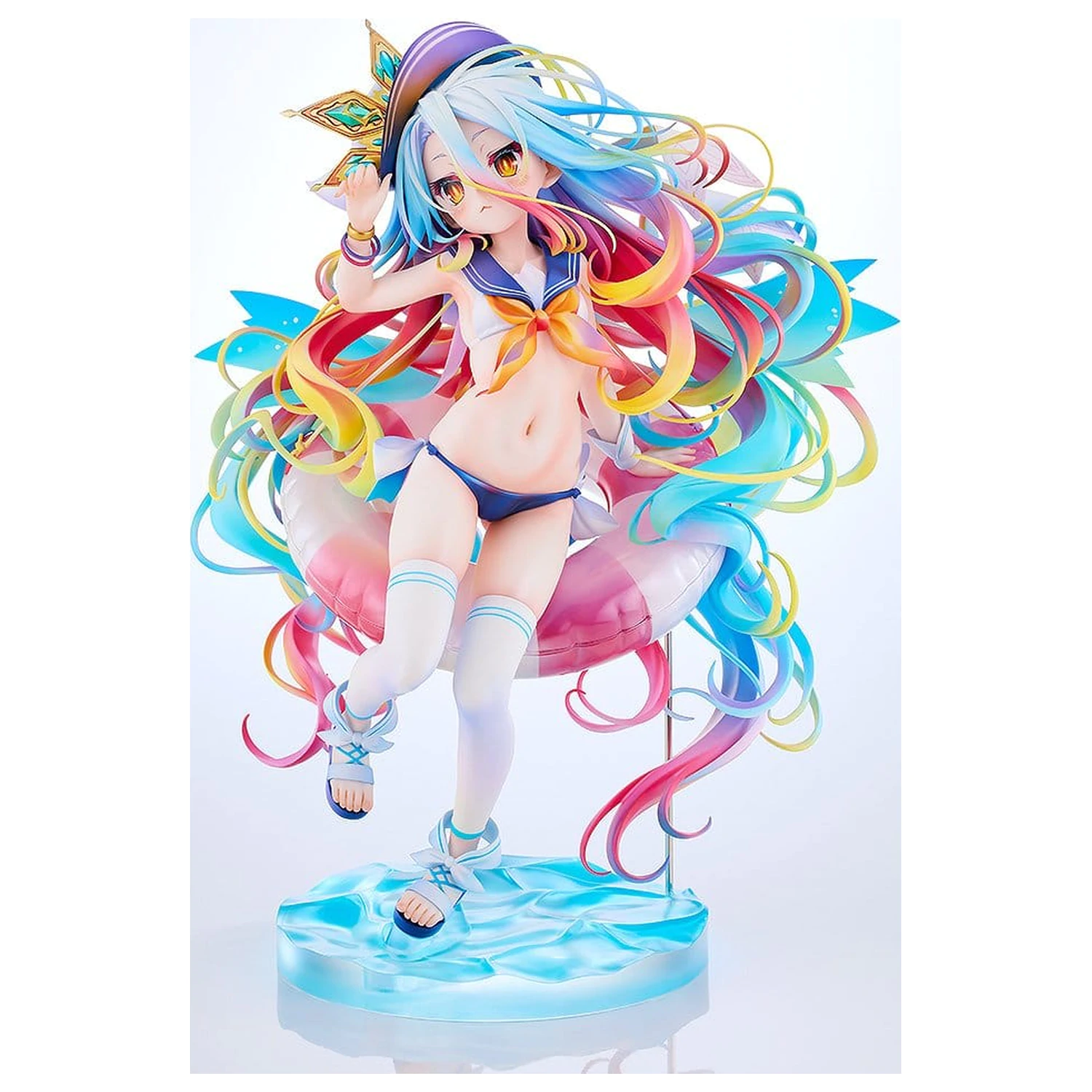 No Game No Life Soška 1/7 Shiro: Sailor-Style Swimsuit Ver. 24 cm fotografii produktu