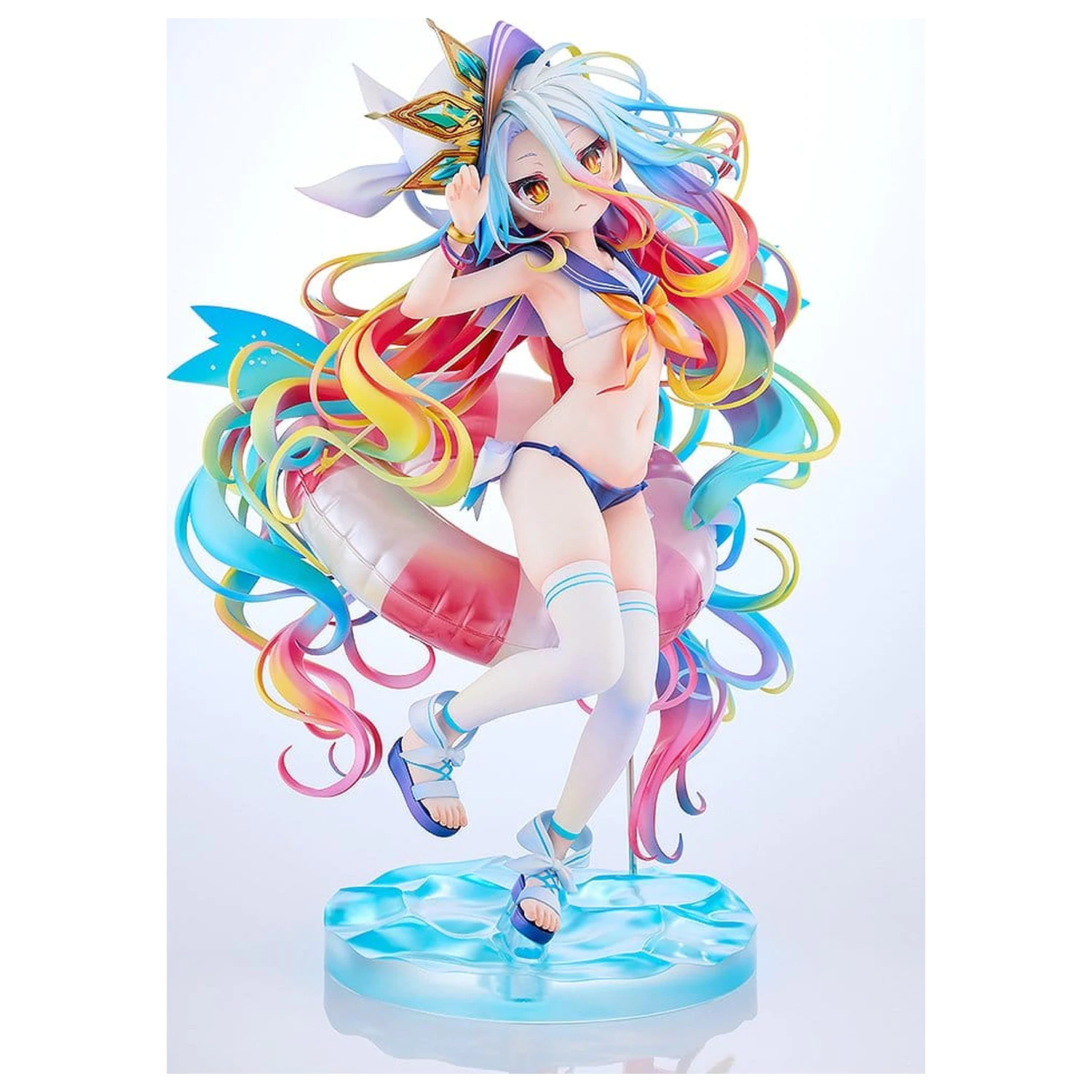 No Game No Life Soška 1/7 Shiro: Sailor-Style Swimsuit Ver. 24 cm fotografii produktu