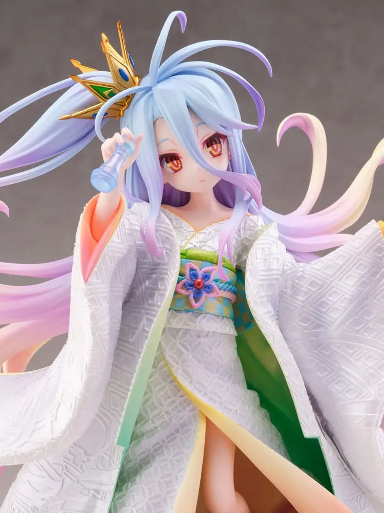 No Game no Life PVC socha 1/7 Shiro -Shiromuku- 23 cm fotografii produktu