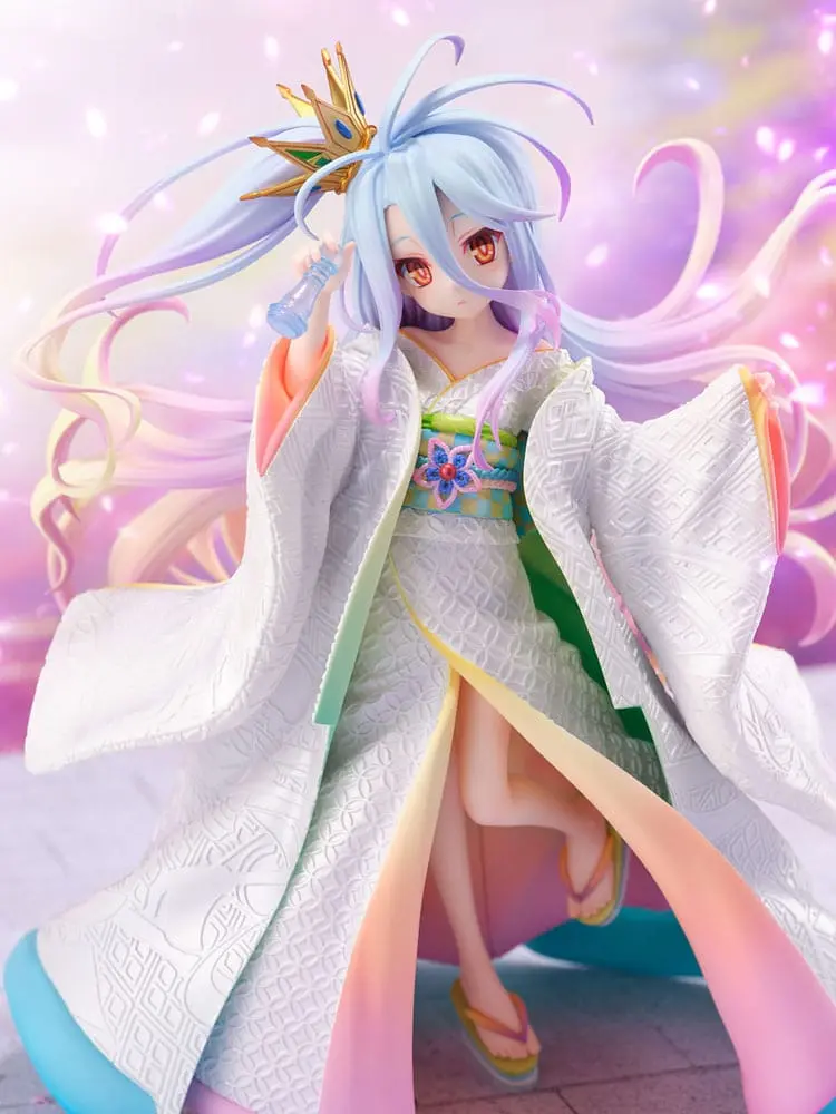 No Game no Life PVC socha 1/7 Shiro -Shiromuku- 23 cm fotografii produktu