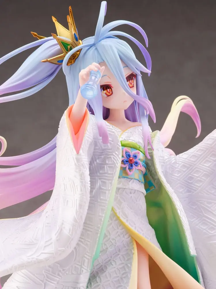 No Game no Life PVC socha 1/7 Shiro -Shiromuku- 23 cm fotografii produktu