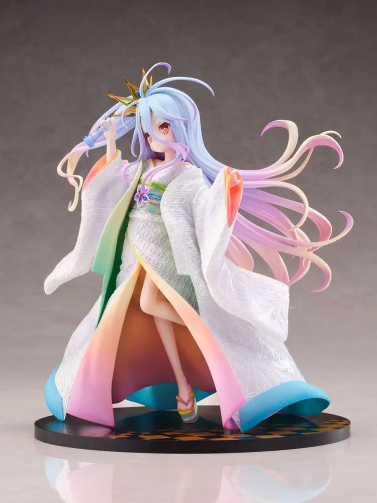 No Game no Life PVC socha 1/7 Shiro -Shiromuku- 23 cm fotografii produktu