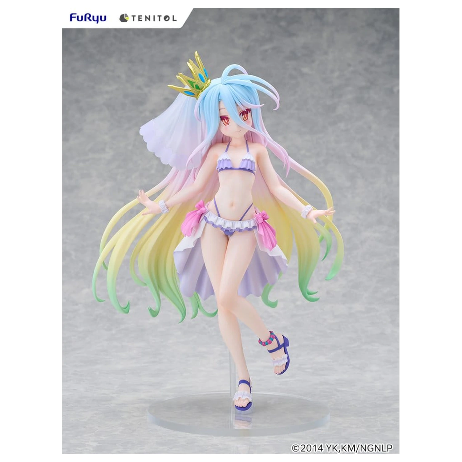 No Game No Life Tenitol Vysoká PVC figurka Shiro swimwear dress Ver. 29 cm fotografii produktu