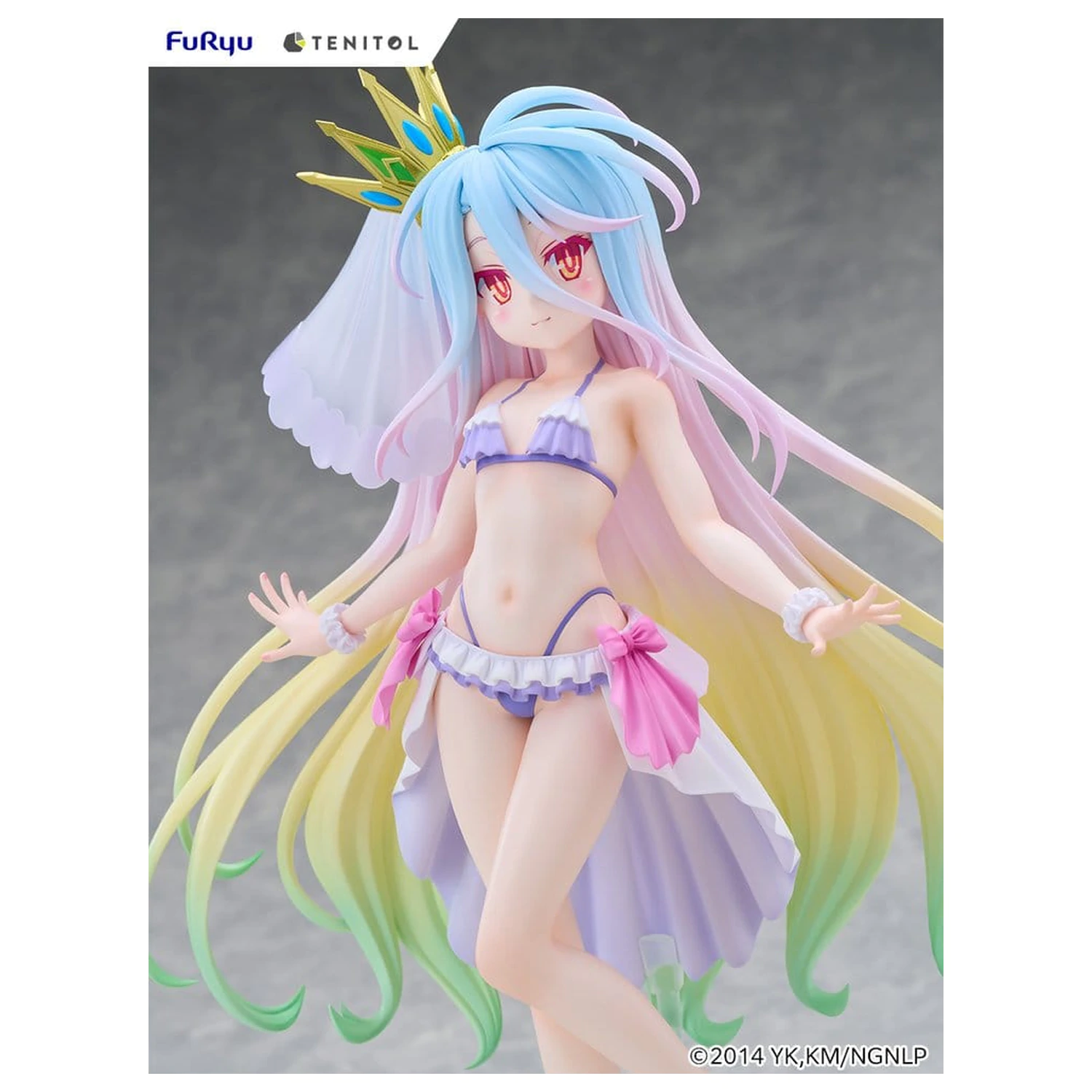 No Game No Life Tenitol Vysoká PVC figurka Shiro swimwear dress Ver. 29 cm fotografii produktu