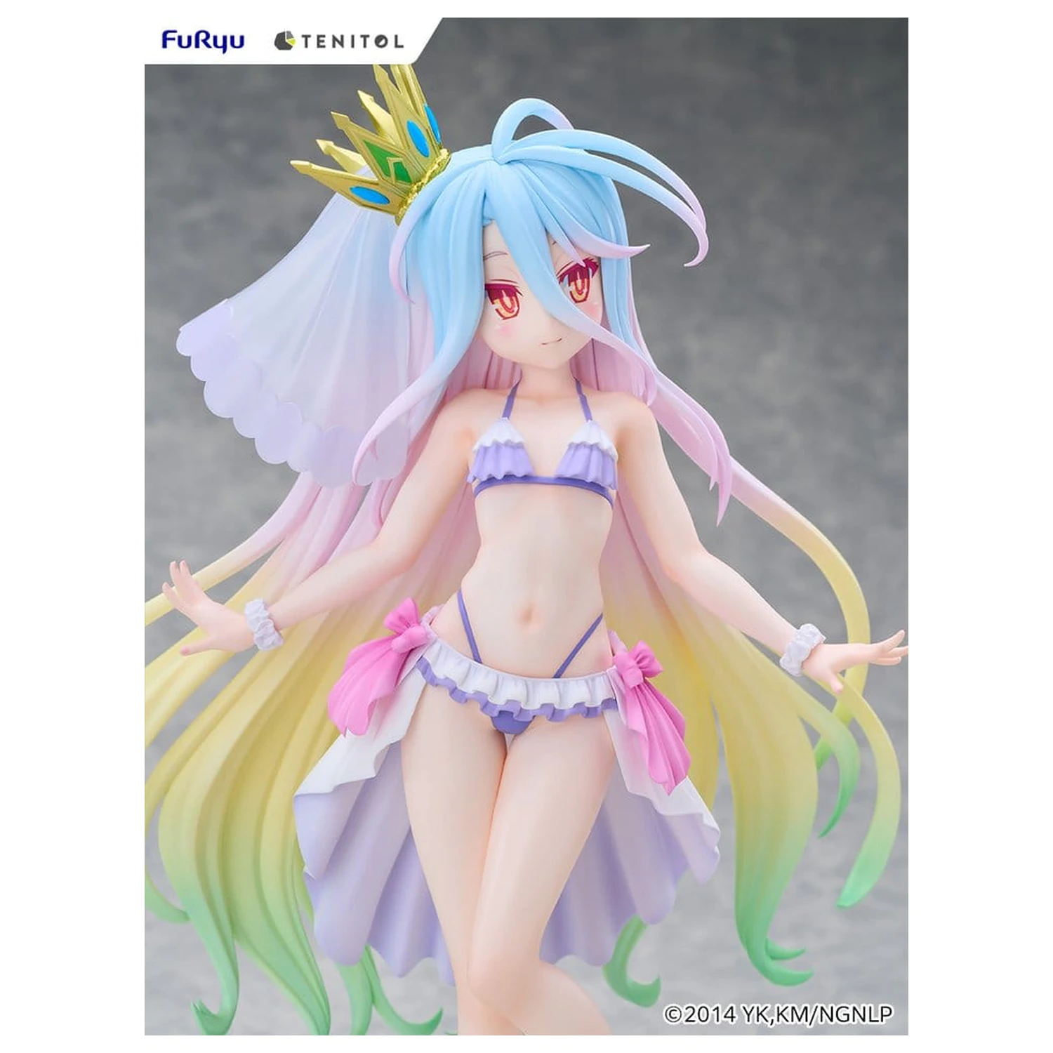 No Game No Life Tenitol Vysoká PVC figurka Shiro swimwear dress Ver. 29 cm fotografii produktu