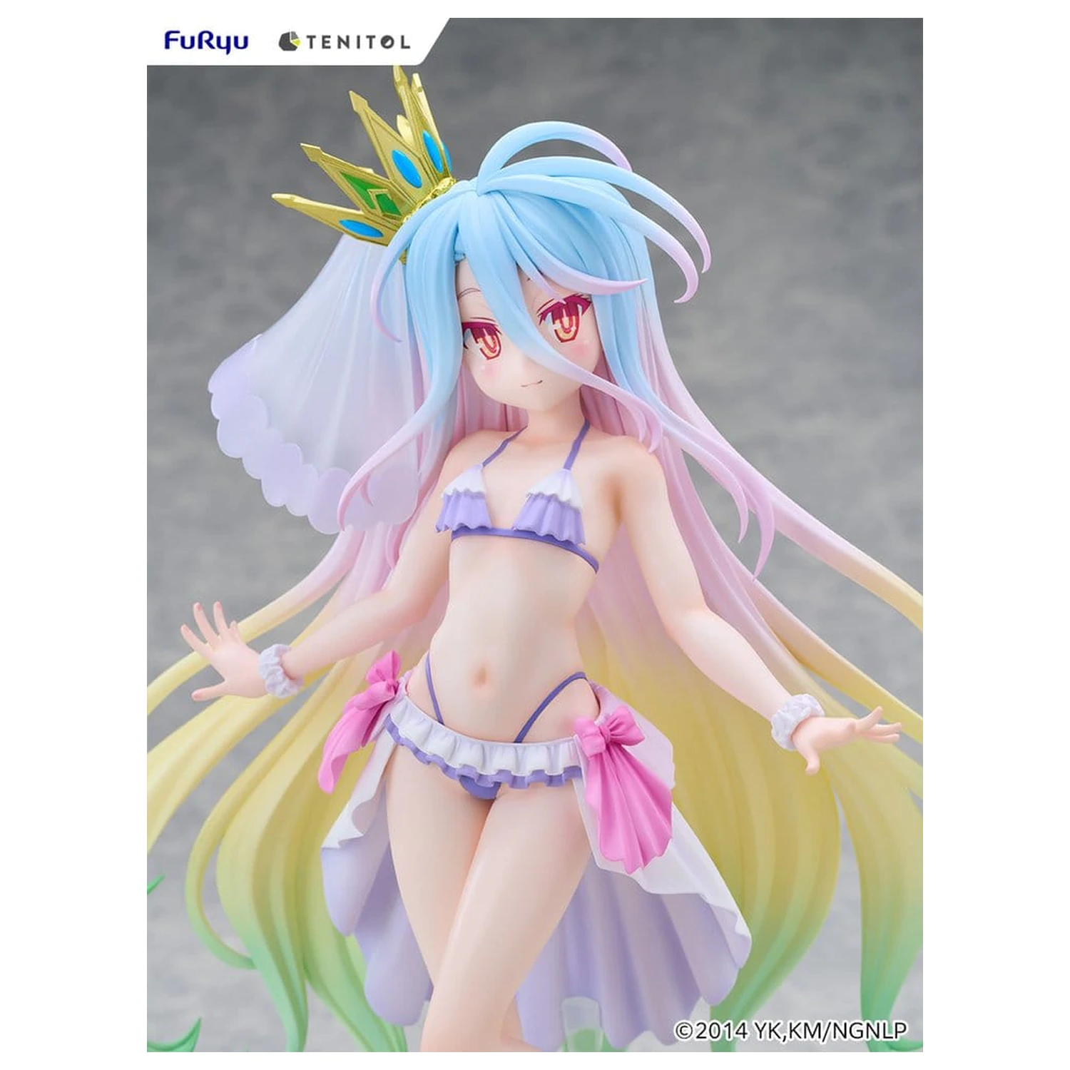 No Game No Life Tenitol Vysoká PVC figurka Shiro swimwear dress Ver. 29 cm fotografii produktu
