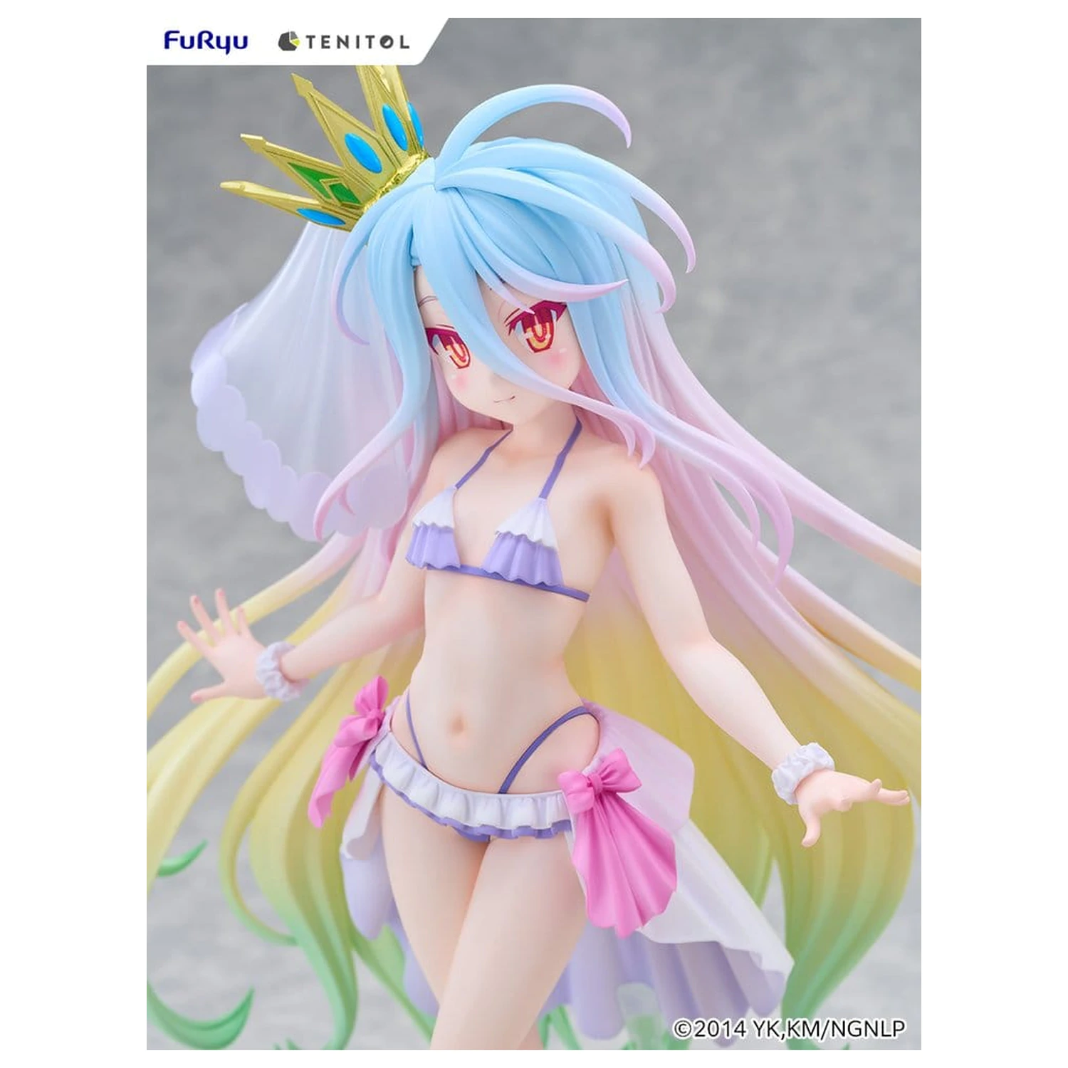 No Game No Life Tenitol Vysoká PVC figurka Shiro swimwear dress Ver. 29 cm fotografii produktu