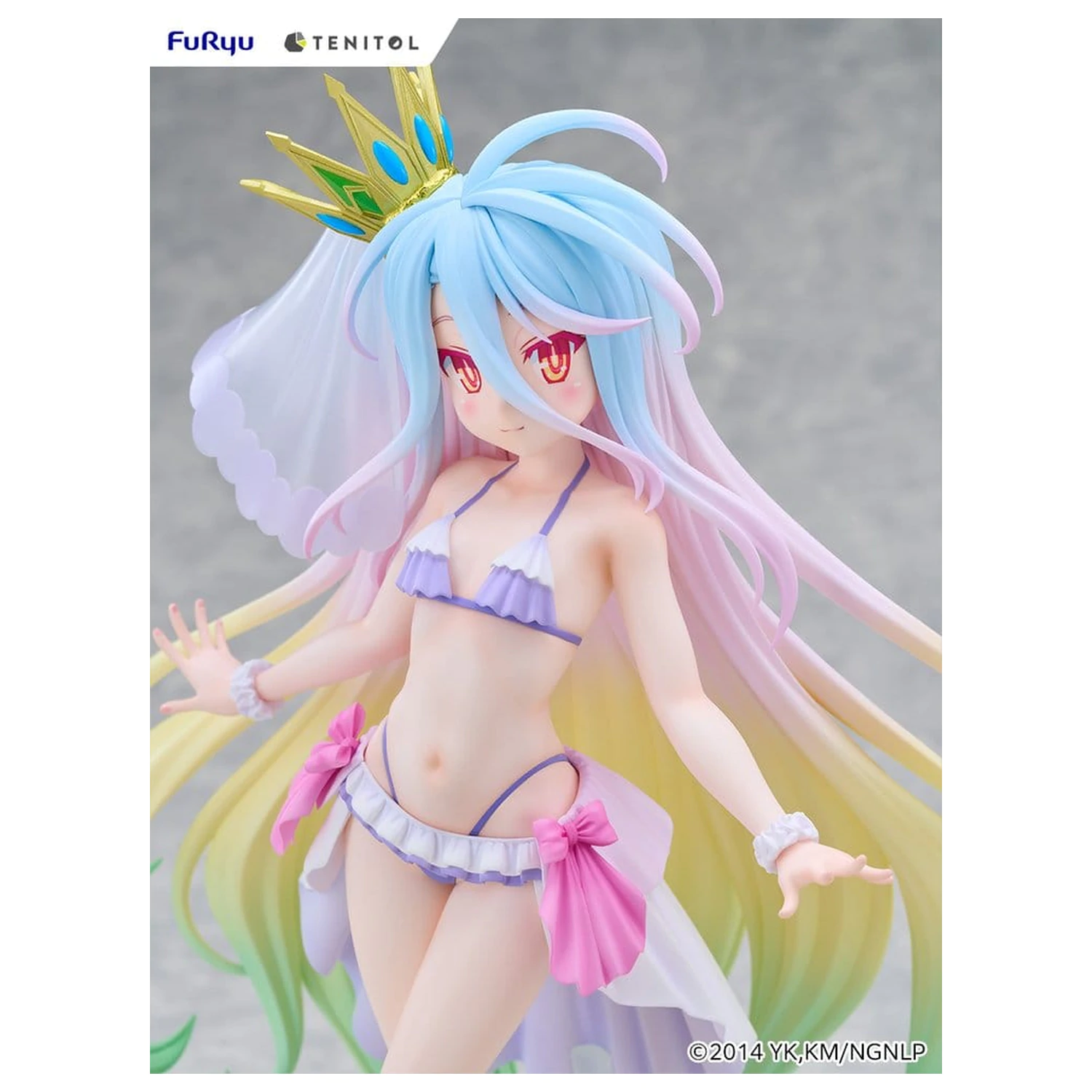 No Game No Life Tenitol Vysoká PVC figurka Shiro swimwear dress Ver. 29 cm fotografii produktu