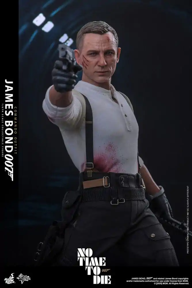 No Time To Die Movie Masterpiece akční figurka 1/6 James Bond (Commando Outfit) Hot Toys Exclusive 30 cm fotografii produktu