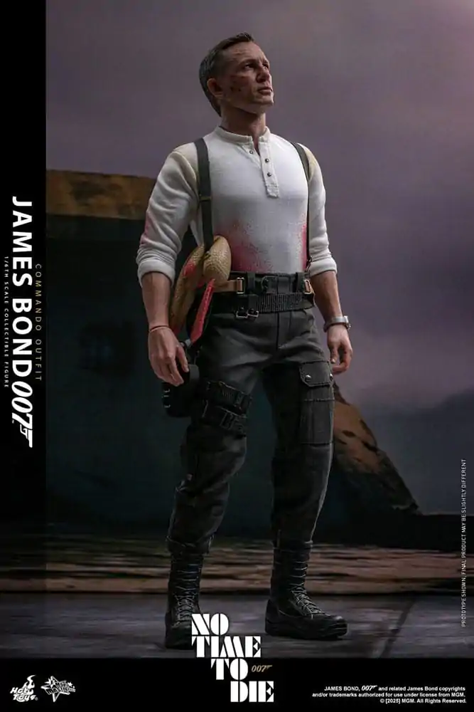 No Time To Die Movie Masterpiece akční figurka 1/6 James Bond (Commando Outfit) Hot Toys Exclusive 30 cm fotografii produktu