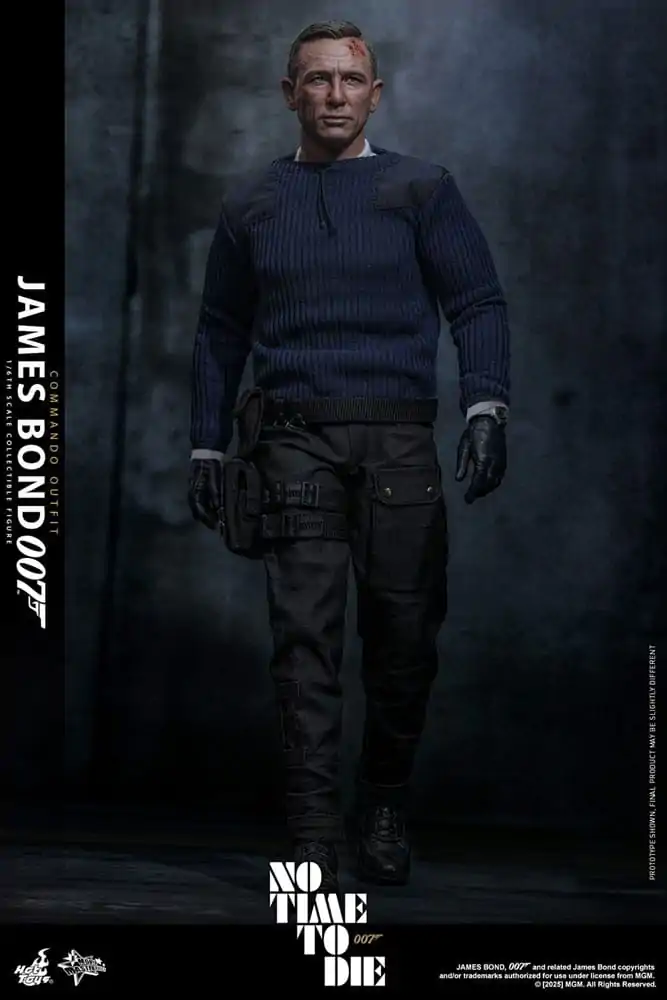 No Time To Die Movie Masterpiece akční figurka 1/6 James Bond (Commando Outfit) Hot Toys Exclusive 30 cm fotografii produktu