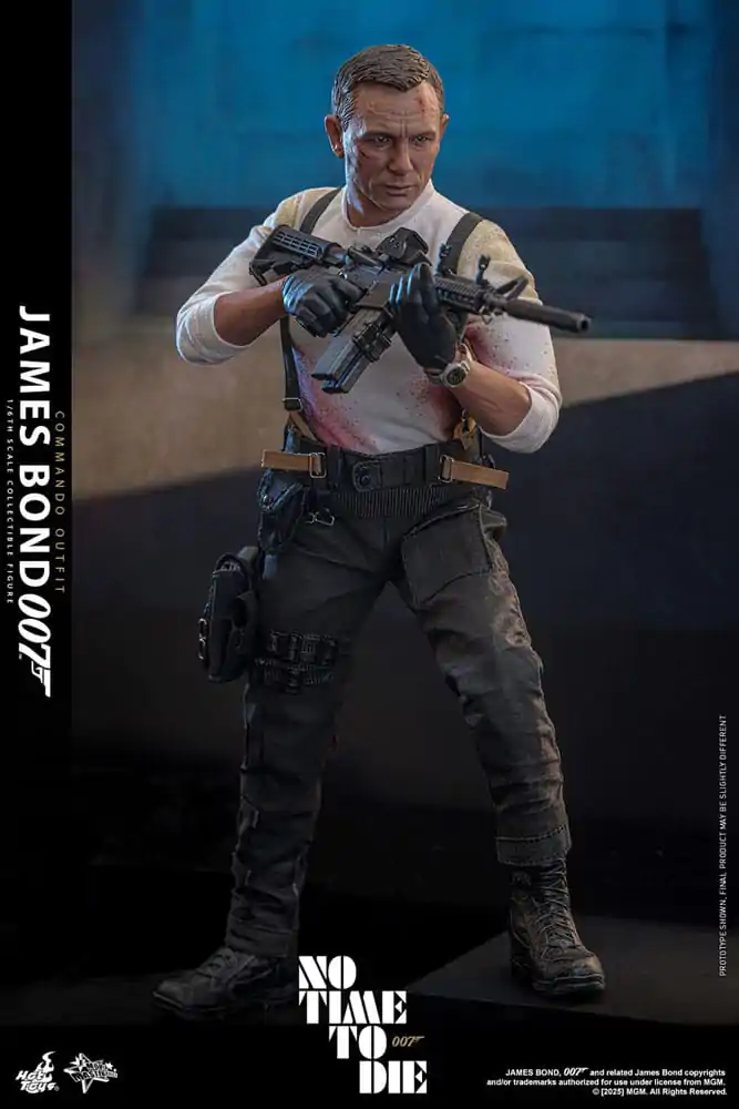 No Time To Die Movie Masterpiece akční figurka 1/6 James Bond (Commando Outfit) Hot Toys Exclusive 30 cm fotografii produktu