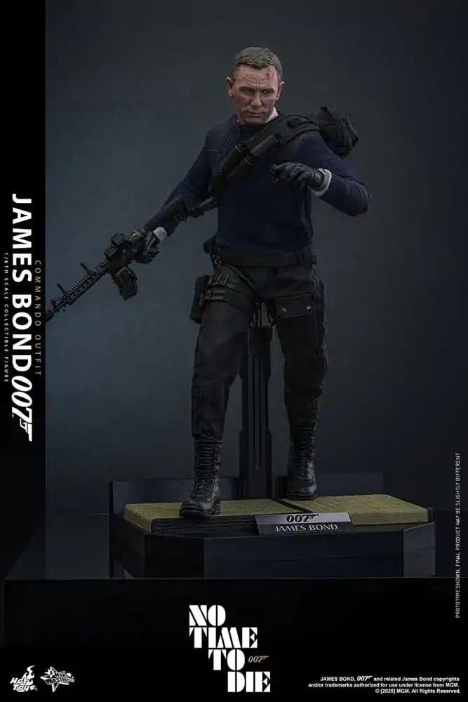 No Time To Die Movie Masterpiece akční figurka 1/6 James Bond (Commando Outfit) Hot Toys Exclusive 30 cm fotografii produktu