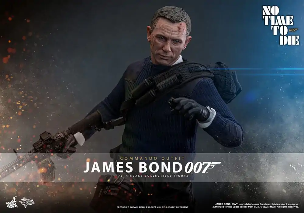 No Time To Die Movie Masterpiece akční figurka 1/6 James Bond (Commando Outfit) Hot Toys Exclusive 30 cm fotografii produktu