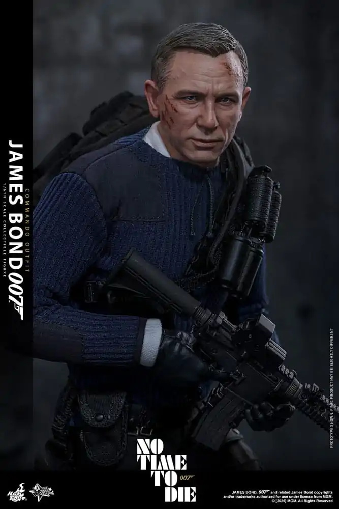 No Time To Die Movie Masterpiece akční figurka 1/6 James Bond (Commando Outfit) Hot Toys Exclusive 30 cm fotografii produktu