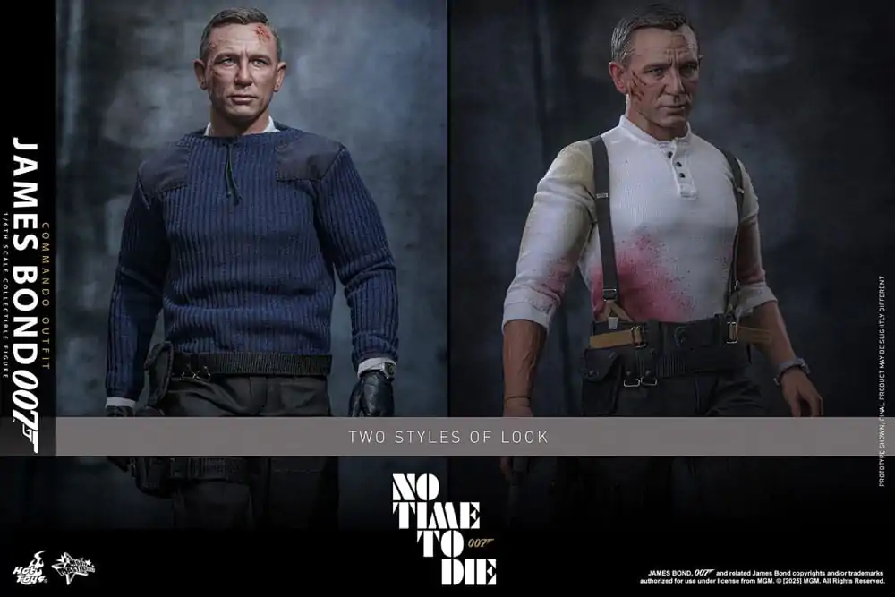 No Time To Die Movie Masterpiece akční figurka 1/6 James Bond (Commando Outfit) Hot Toys Exclusive 30 cm fotografii produktu