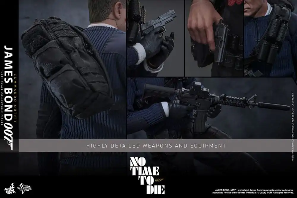No Time To Die Movie Masterpiece akční figurka 1/6 James Bond (Commando Outfit) Hot Toys Exclusive 30 cm fotografii produktu