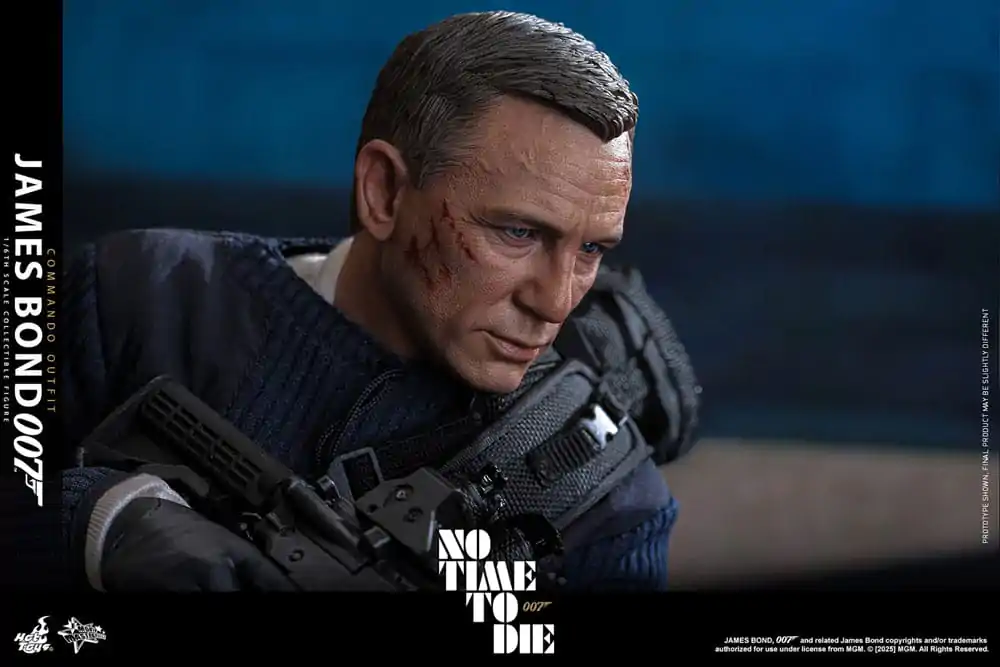 No Time To Die Movie Masterpiece akční figurka 1/6 James Bond (Commando Outfit) Hot Toys Exclusive 30 cm fotografii produktu