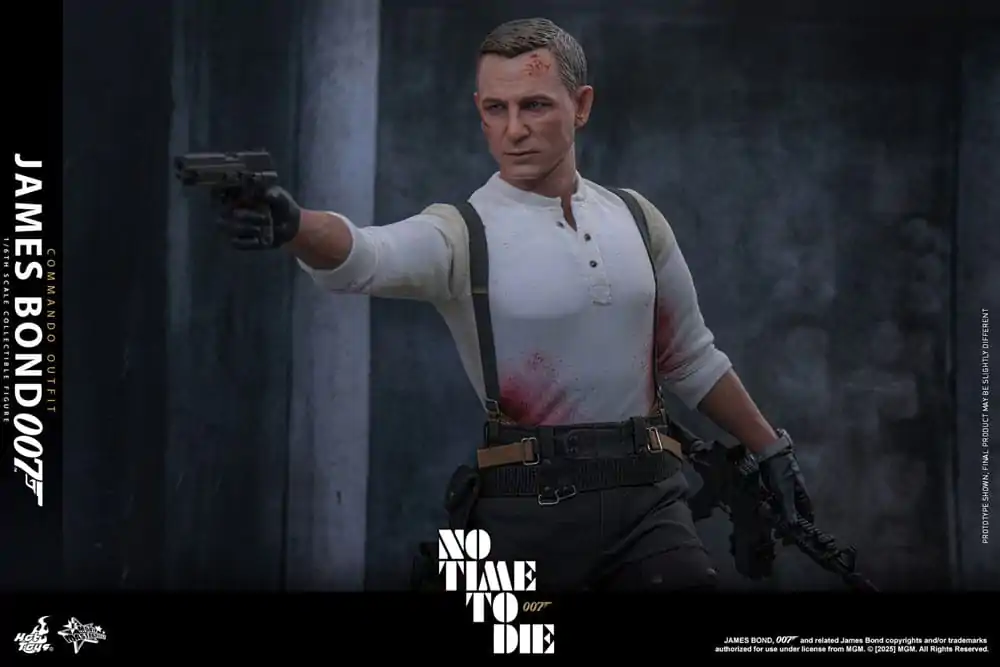No Time To Die Movie Masterpiece akční figurka 1/6 James Bond (Commando Outfit) Hot Toys Exclusive 30 cm fotografii produktu