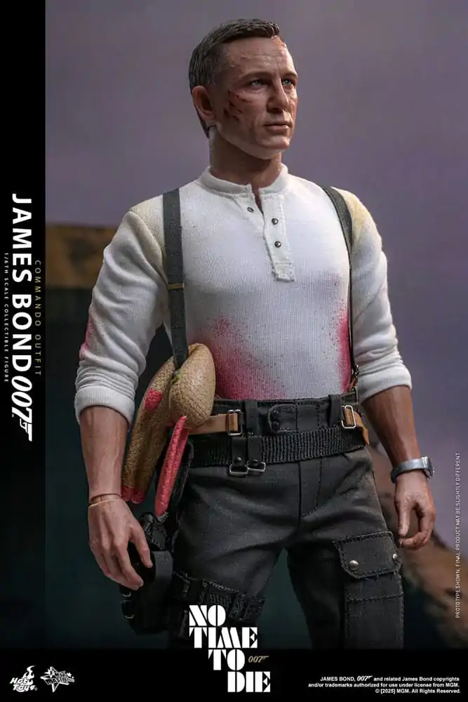 No Time To Die Movie Masterpiece akční figurka 1/6 James Bond (Commando Outfit) Hot Toys Exclusive 30 cm fotografii produktu