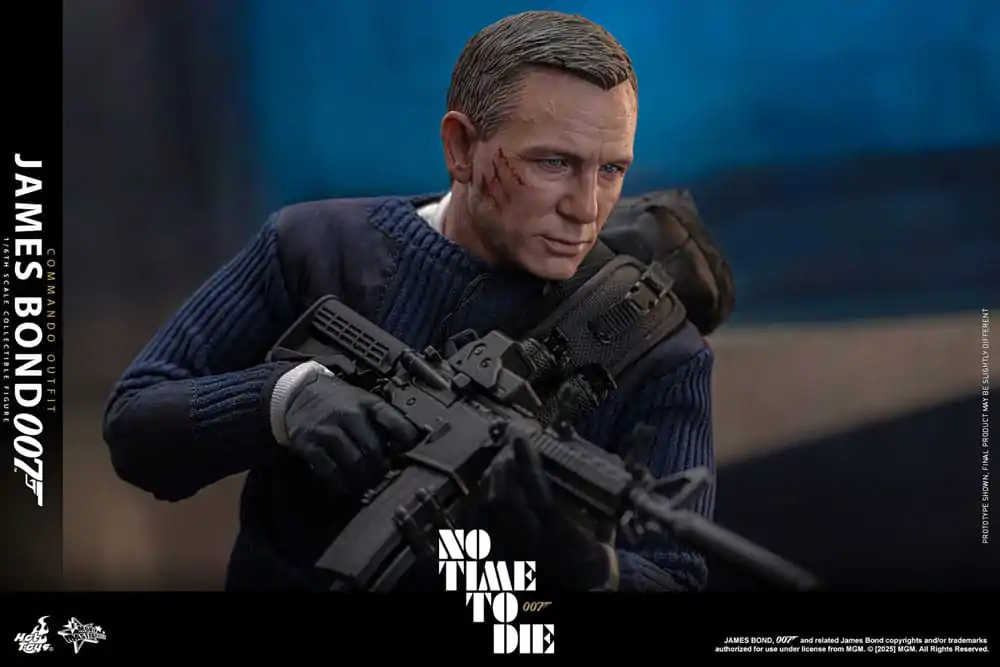 No Time To Die Movie Masterpiece akční figurka 1/6 James Bond (Commando Outfit) Hot Toys Exclusive 30 cm fotografii produktu