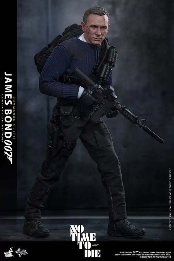 No Time To Die Movie Masterpiece akční figurka 1/6 James Bond (Commando Outfit) Hot Toys Exclusive 30 cm fotografii produktu