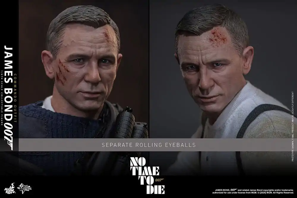 No Time To Die Movie Masterpiece akční figurka 1/6 James Bond (Commando Outfit) Hot Toys Exclusive 30 cm fotografii produktu