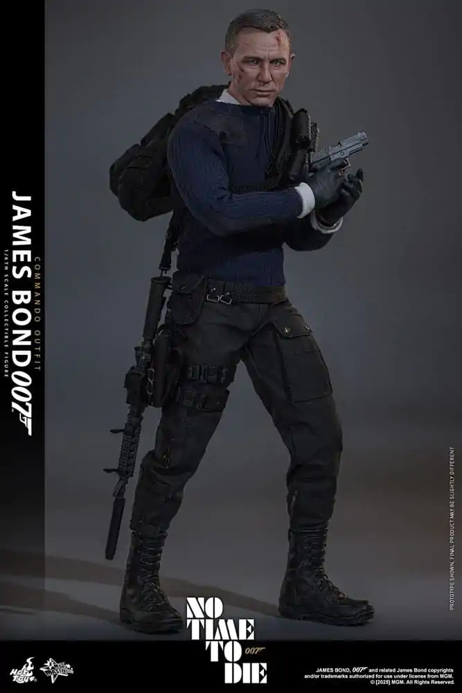 No Time To Die Movie Masterpiece akční figurka 1/6 James Bond (Commando Outfit) Hot Toys Exclusive 30 cm fotografii produktu