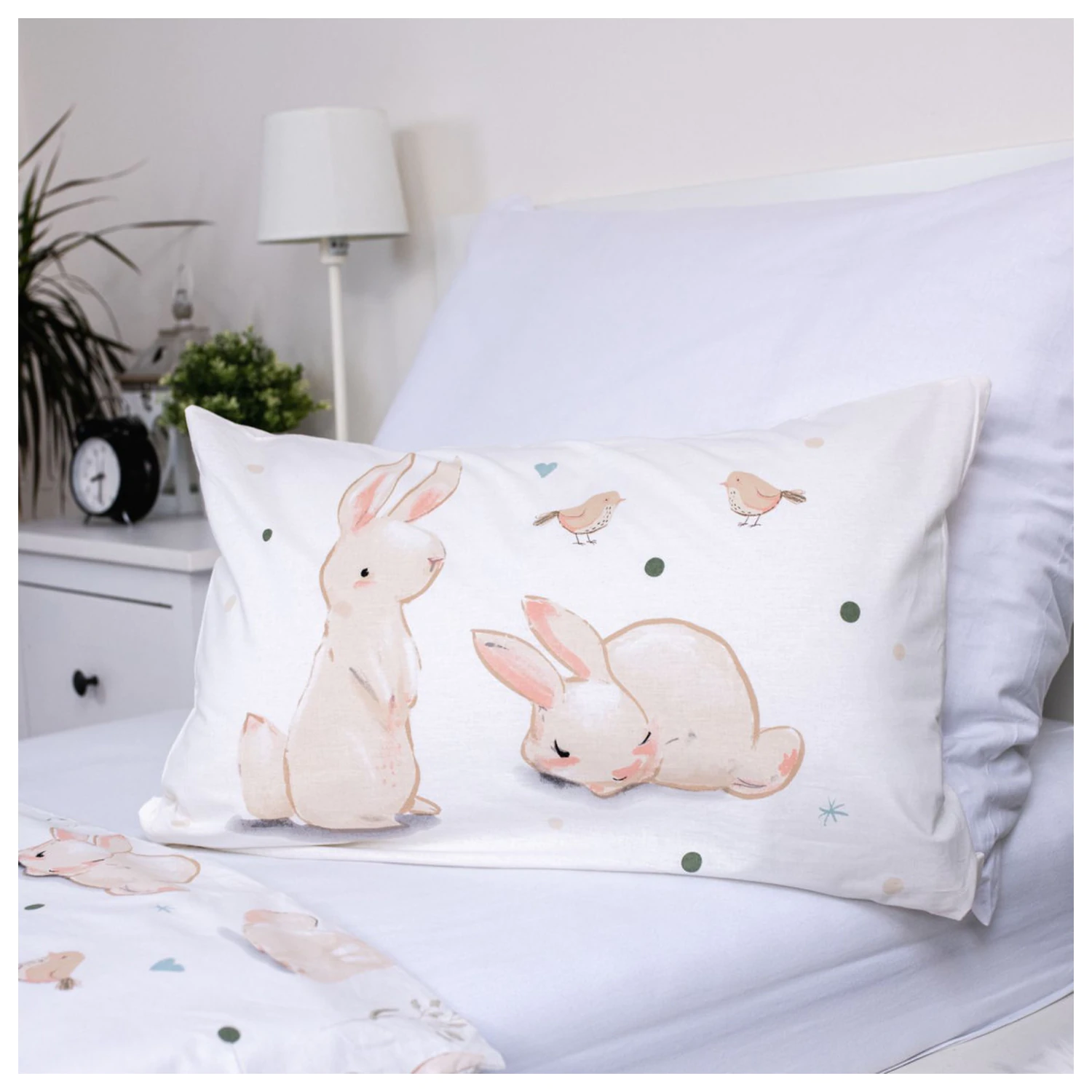 Bunny Rest Děti, Předškolní povlak na peřinu fotografii produktu