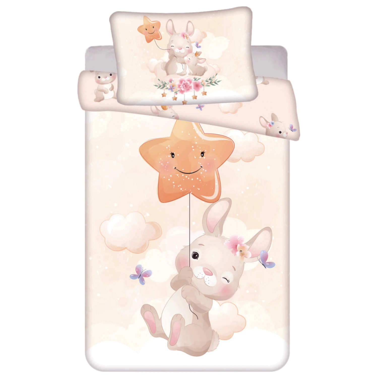 Dětský, předškolní povlak na peřinu Bunny Star fotografii produktu