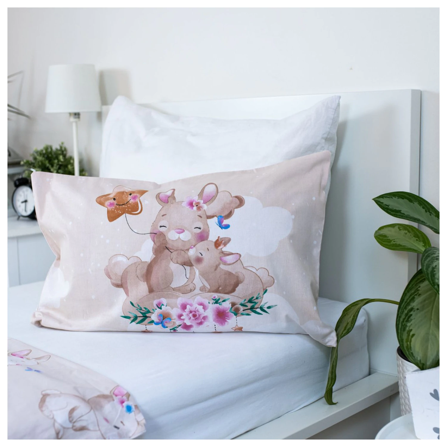 Dětský, předškolní povlak na peřinu Bunny Star fotografii produktu