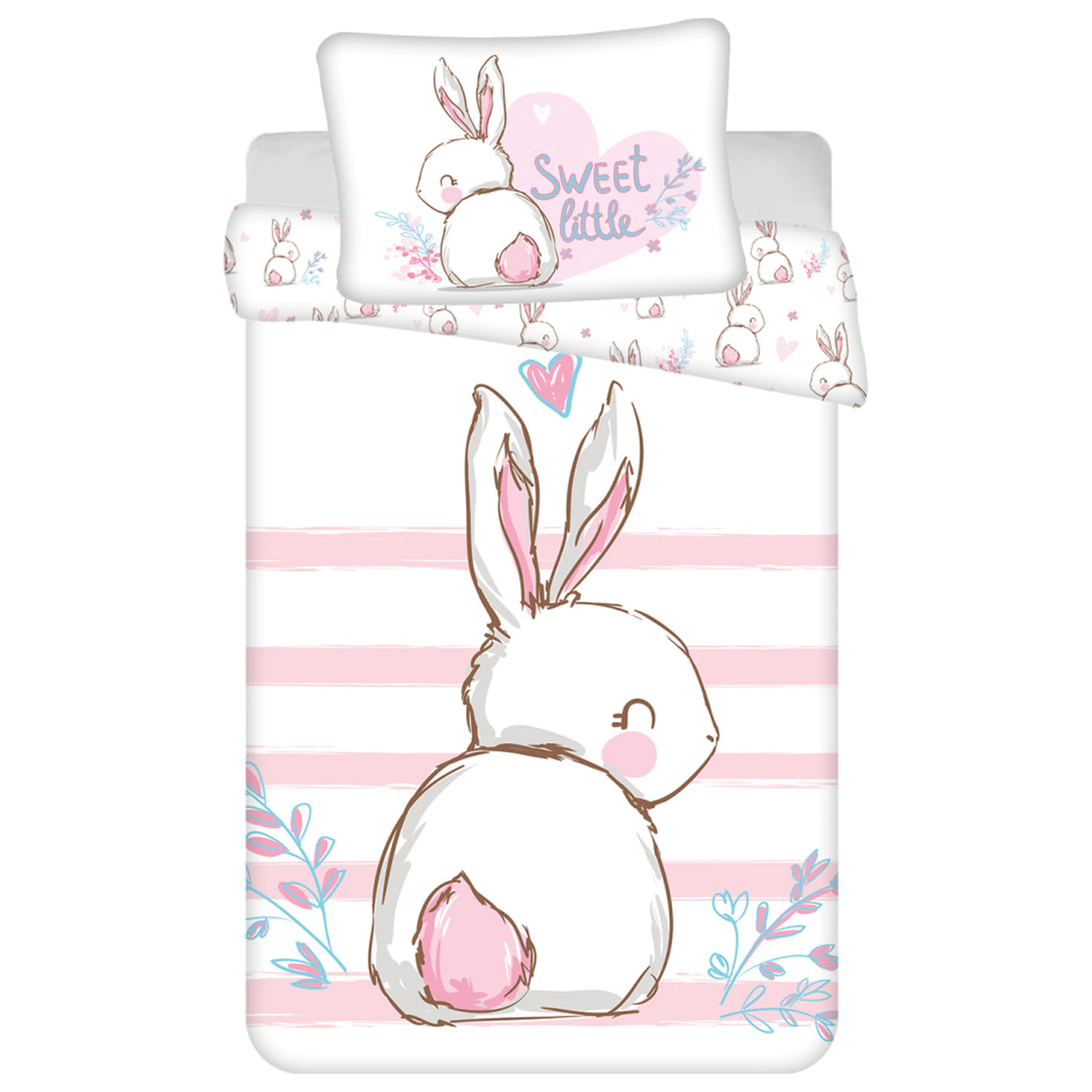 Dětský povlak na peřinu Bunny Sweet pro předškoláky fotografii produktu