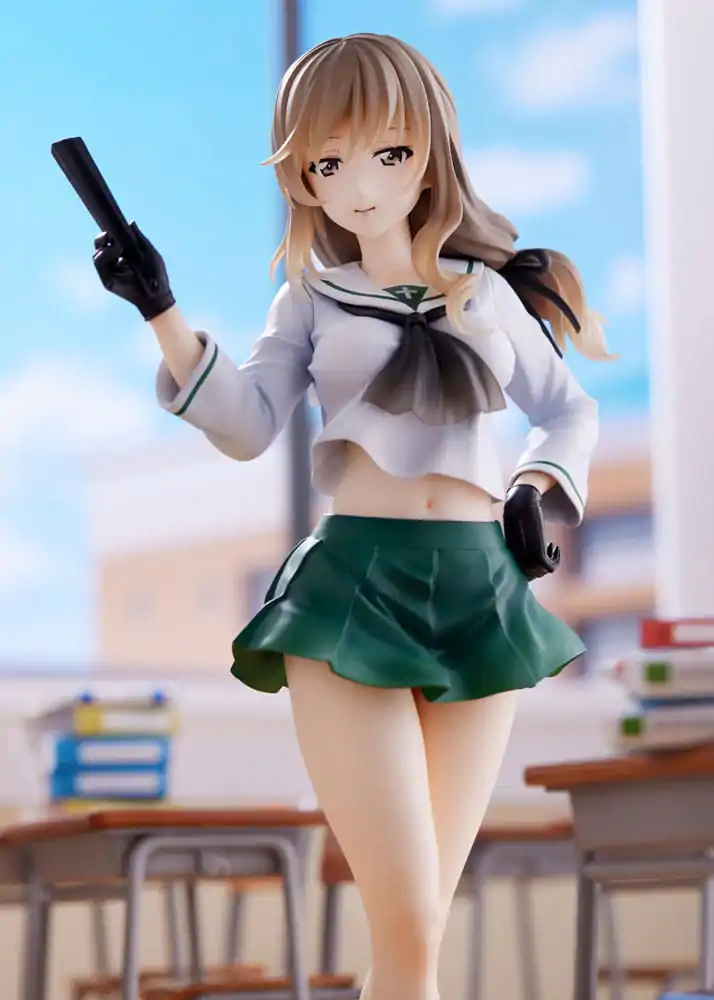 Oarai Girls High PVC socha 1/7 Chiyo Shimada 25 cm fotografii produktu