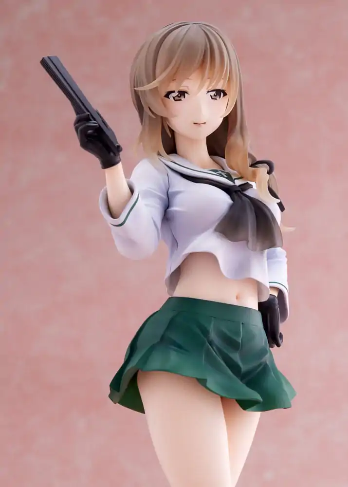 Oarai Girls High PVC socha 1/7 Chiyo Shimada 25 cm fotografii produktu