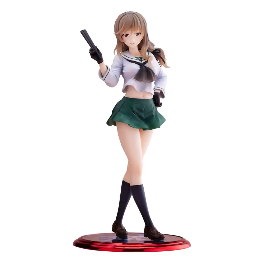 Oarai Girls High PVC socha 1/7 Chiyo Shimada 25 cm fotografii produktu