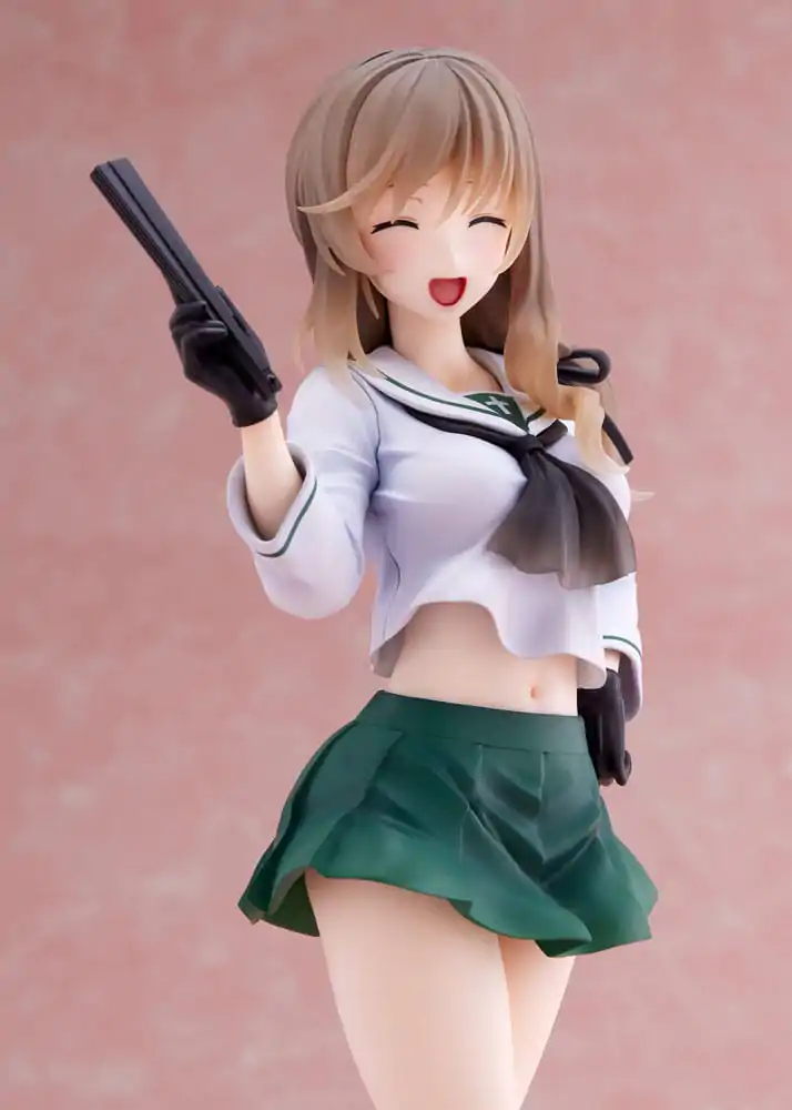 Oarai Girls High PVC socha 1/7 Chiyo Shimada 25 cm fotografii produktu