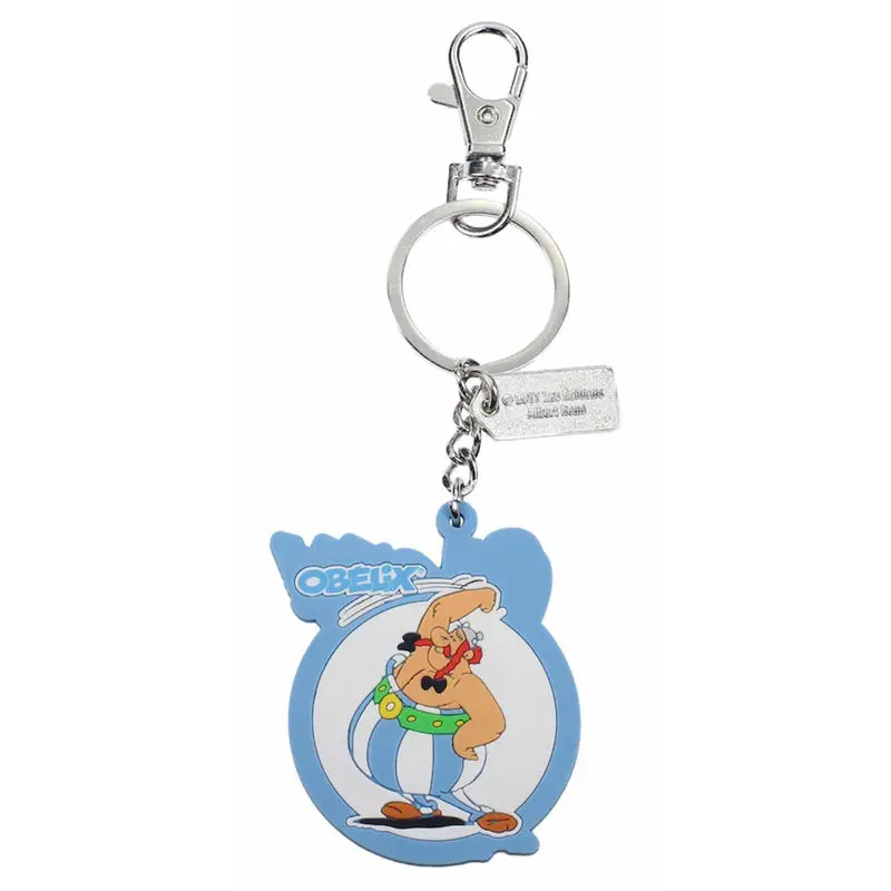 Obelix oboustranná gumová klíčenka fotografii produktu