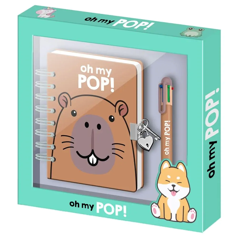 Oh My Pop! Kapybara Deník a pero fotografii produktu