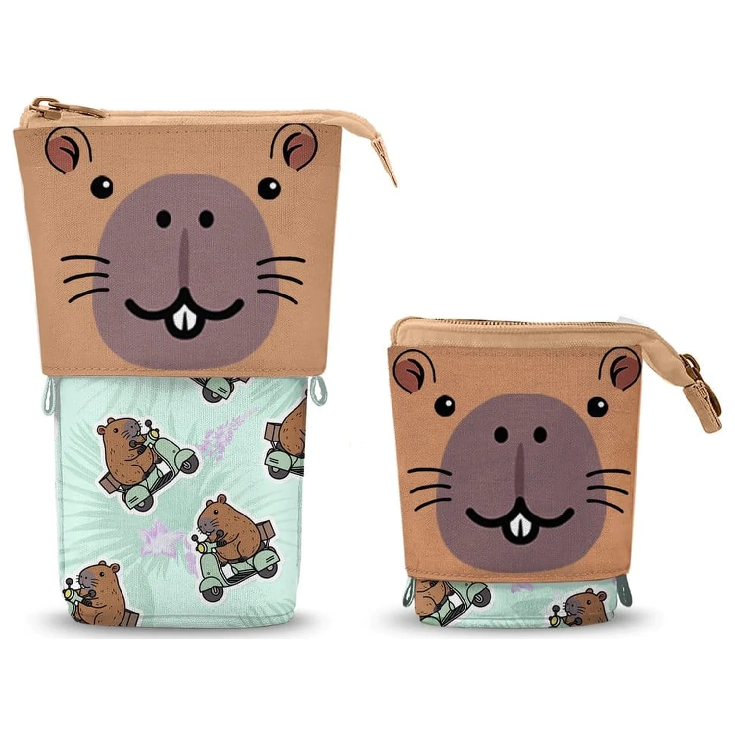Oh My Pop! Roztomilý penál Capybara zelený fotografii produktu