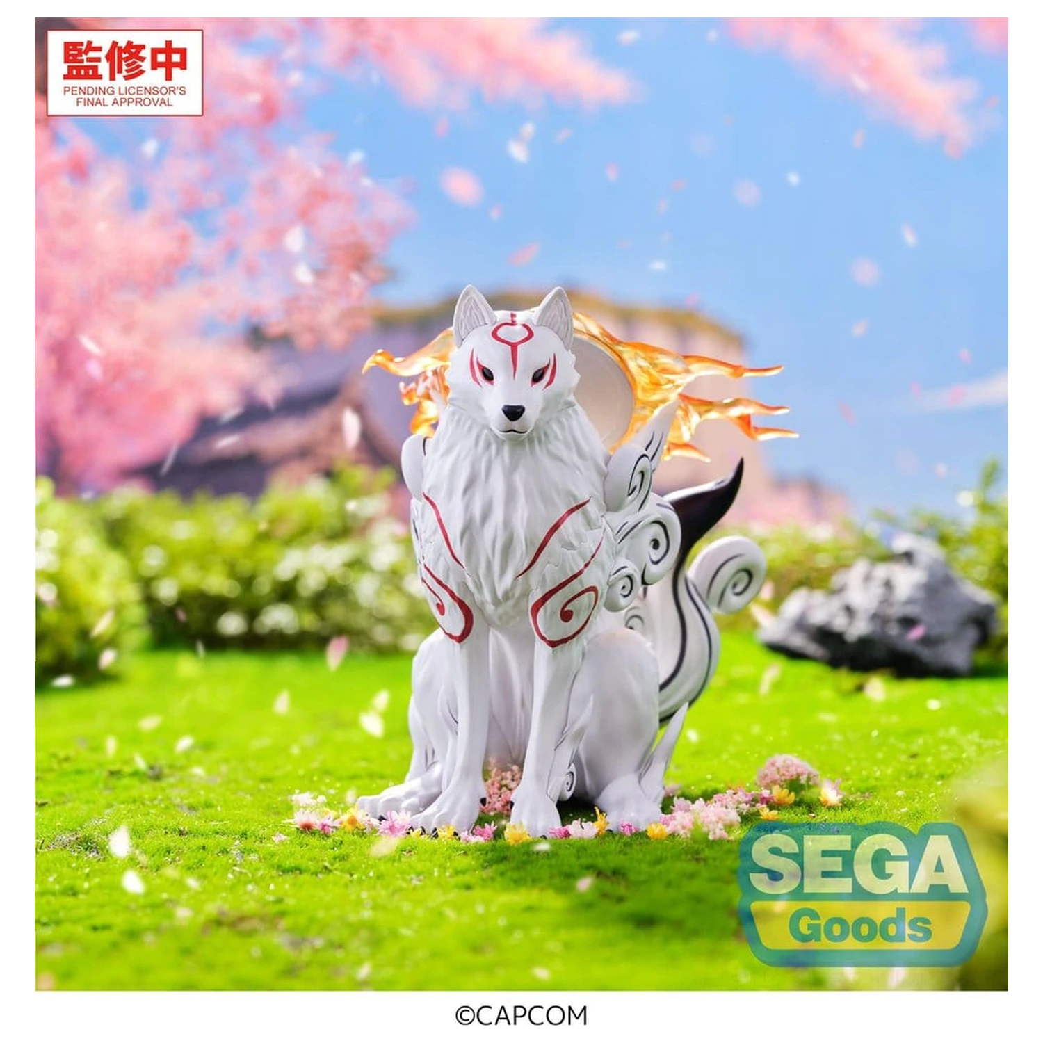 Okami High Premium Figure PVC figurka Amaterasu 14 cm fotografii produktu