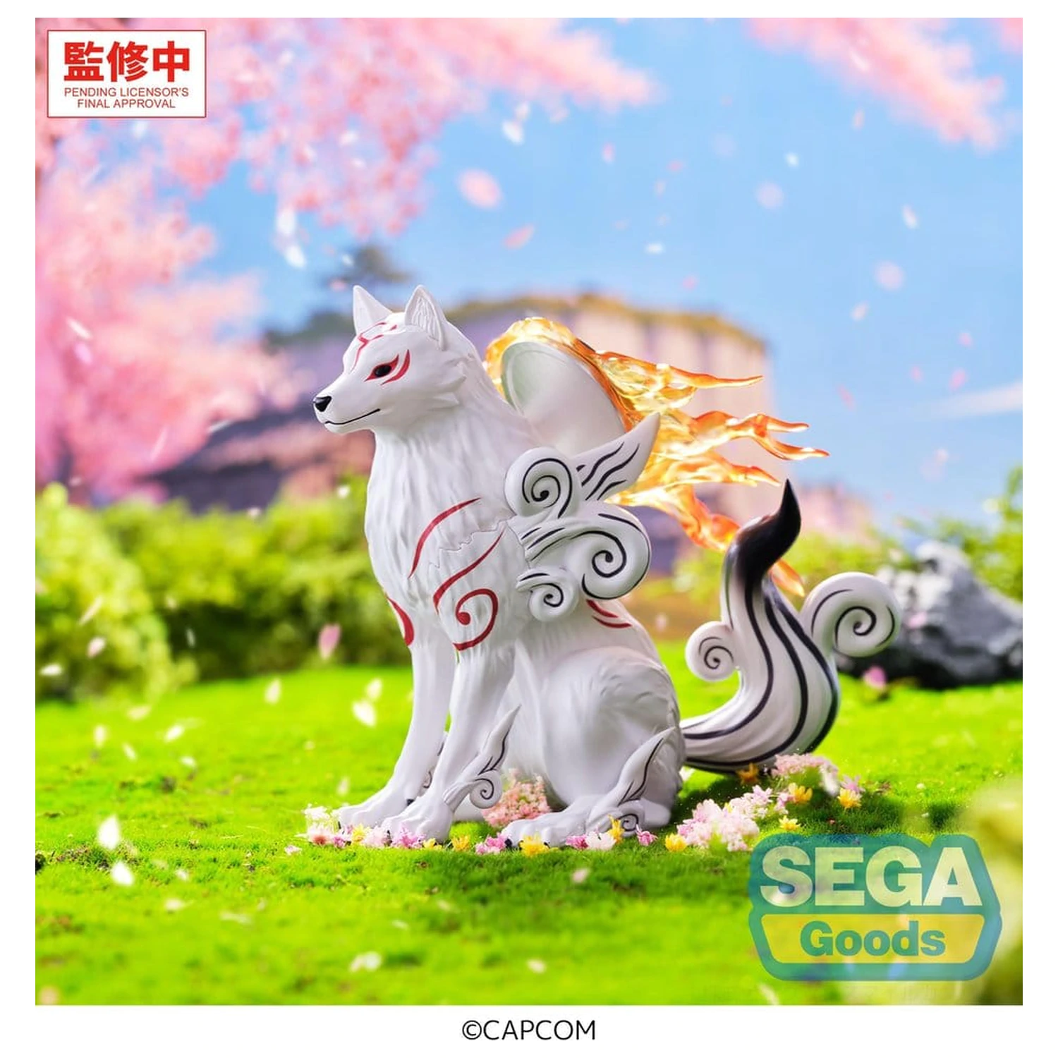 Okami High Premium Figure PVC figurka Amaterasu 14 cm fotografii produktu